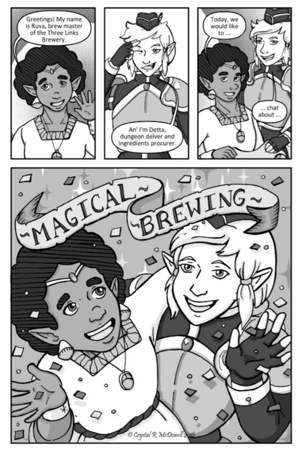 Magical Brewing (Page 1 of Brews and Bruises Side Story 1)